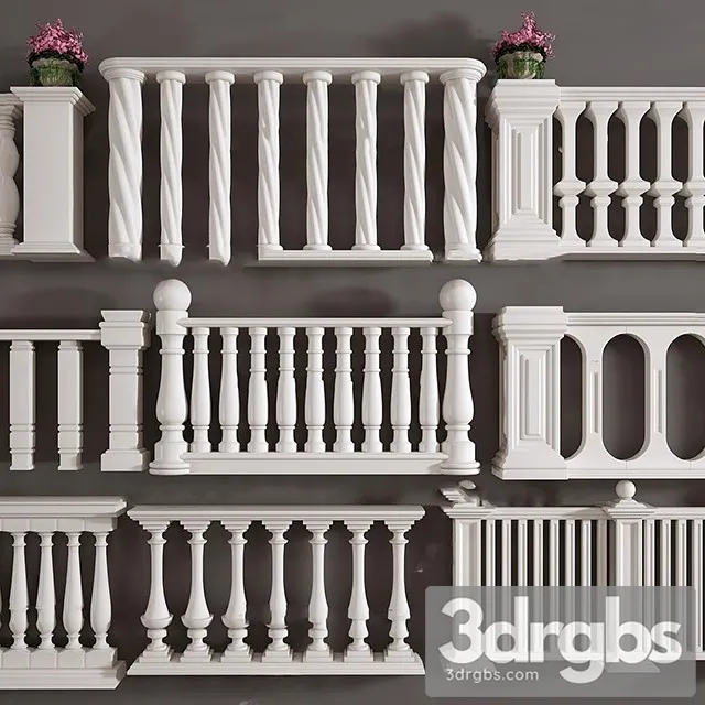 China Stair 38 3D Model Download