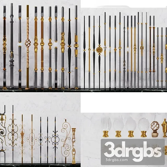 China Stair 41 3D Model Download