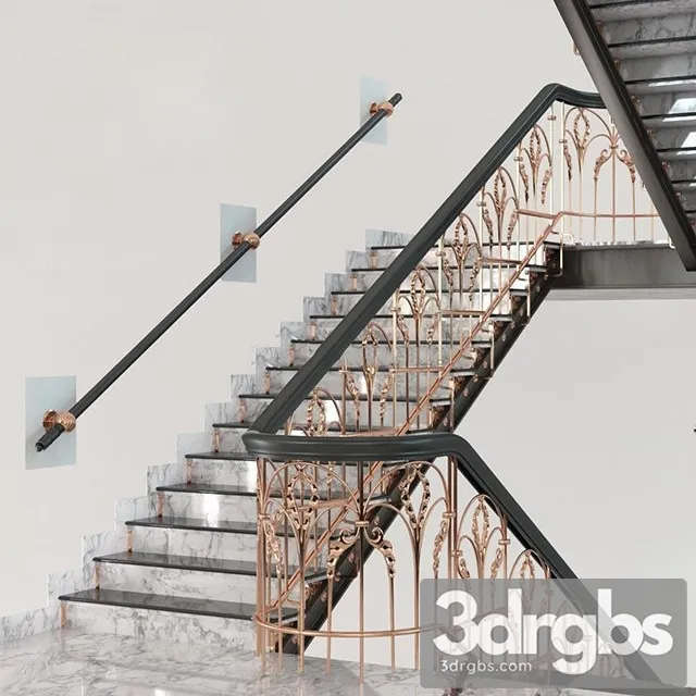 China Stair 42 3D Model Download
