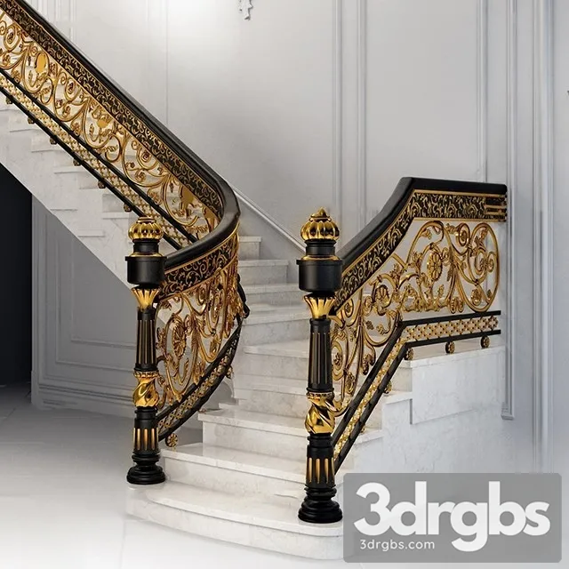 China Stair 48 3D Model Download
