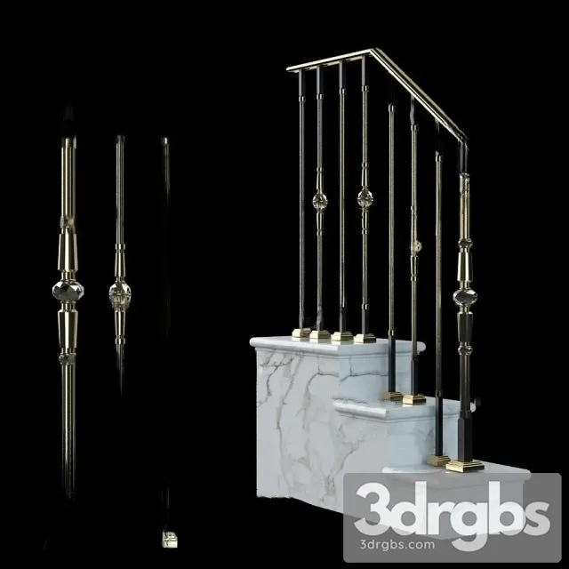 China Stair 55 3D Model Download