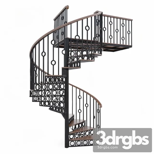China Stair 56 3D Model Download