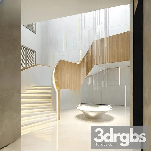 China Stair 7 3D Model Download
