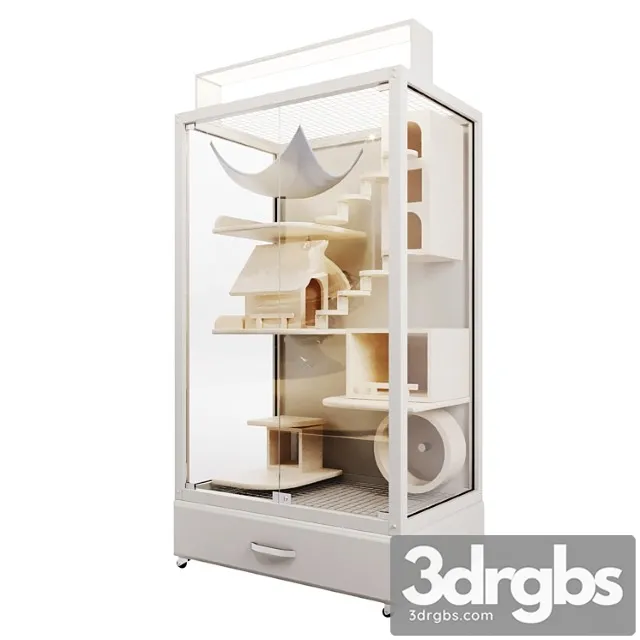 Chinchilla display case 2 3D Model Download Chinchilla display case 2 3D Model Download
