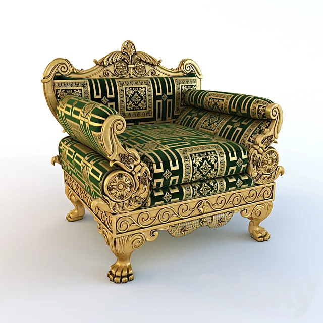 Chinese Chair 3D Model Chinese Chair 3D Model