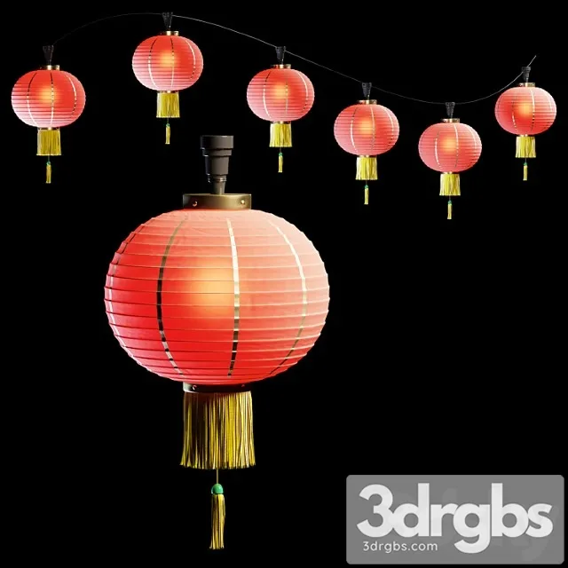 Chinese lantern 3D Model Download Chinese lantern 3D Model Download