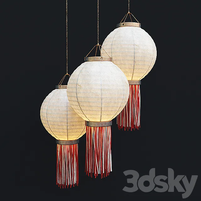 Chinese lantern Chinese lantern 3DModel Chinese lantern Chinese lantern 3DModel
