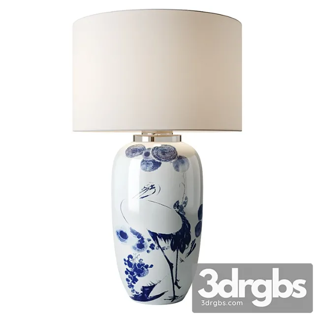 Chinoiserie ceramic table lamp Chinoiserie ceramic table lamp