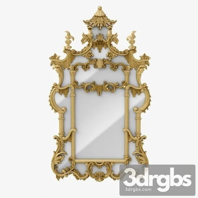 Chinoiserie Mirror 3D Model Download Chinoiserie Mirror 3D Model Download