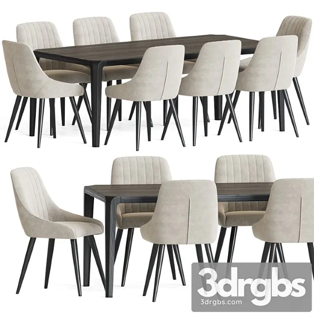 Chipman Chair Eiles Table Dining Set 3D Model Download Chipman Chair Eiles Table Dining Set 3D Model Download