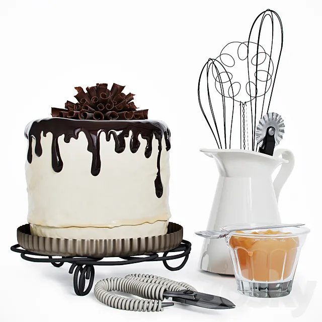 Chocolate cake 3DModel
