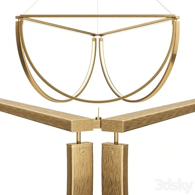Chord Cluster Chanderlier by Studio Alex Allen 3D Model