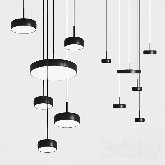 CHORS Myco One Z Ceiling Pendant 3D Model CHORS Myco One Z Ceiling Pendant 3D Model