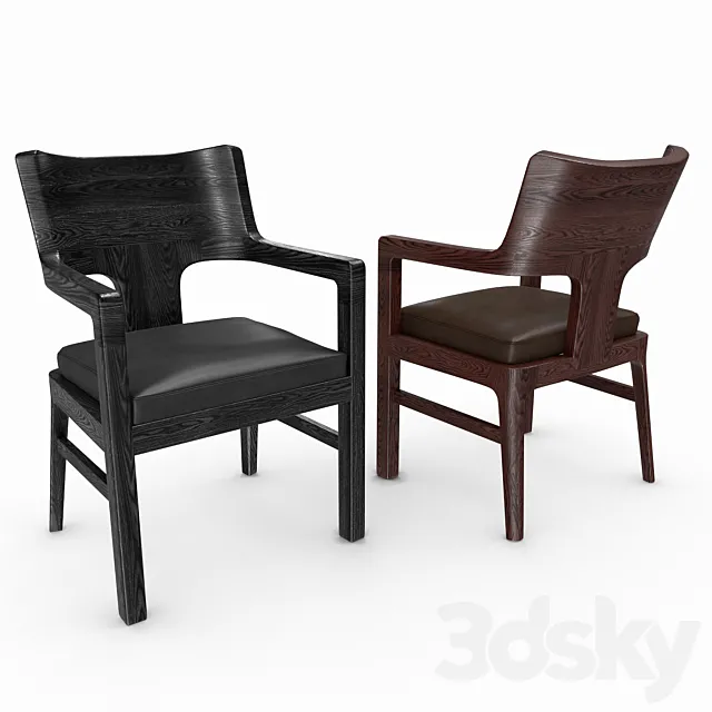 Christian Liaigre ARCTIQUE ARMCHAIR 3D Model