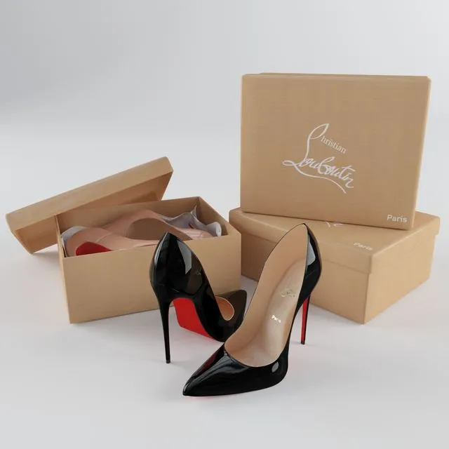 Christian Louboutin So Kate 120mm Shoes 3D Model