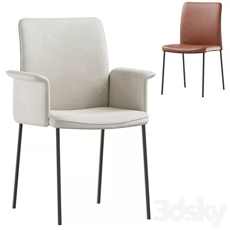 Christine Kroencke Jaro 200 dining chair 3D Model Free Download