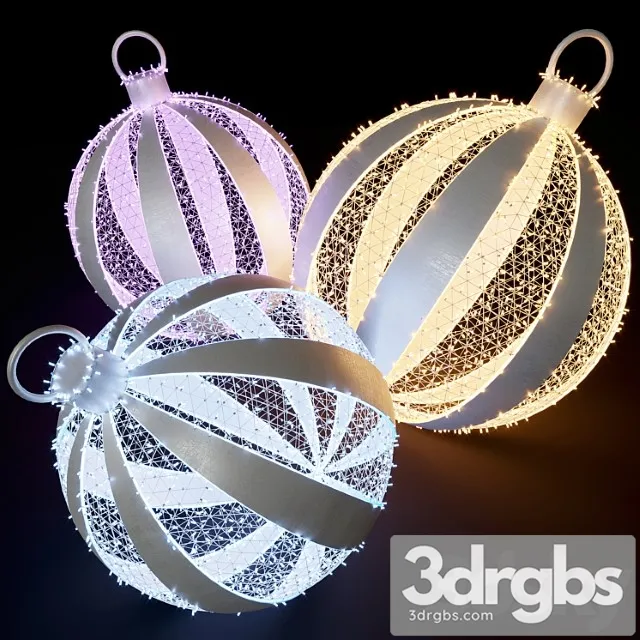Christmas balls from garlands Christmas balls from garlands