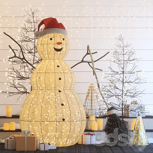 Christmas decor 2 3DModel