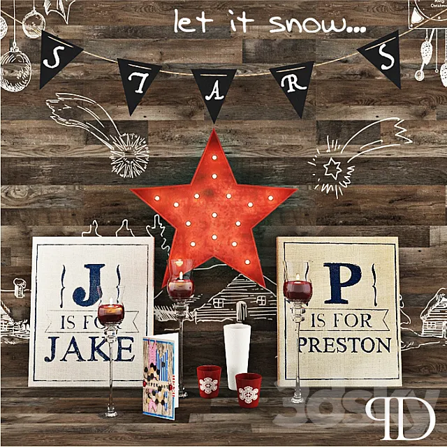 Christmas Decor 3DModel