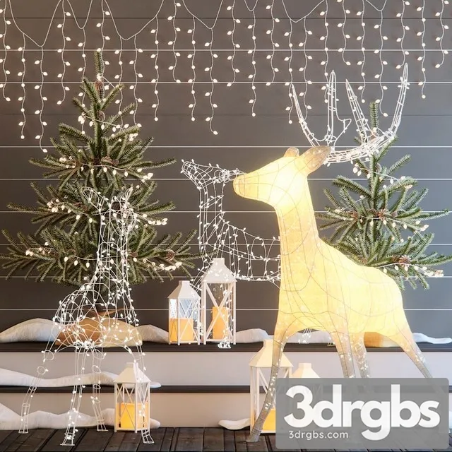 Christmas Decorations 1 3D Model Download Christmas Decorations 1 3D Model Download