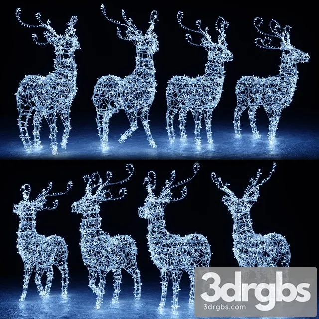 Christmas Deer 3D Model Download Christmas Deer 3D Model Download