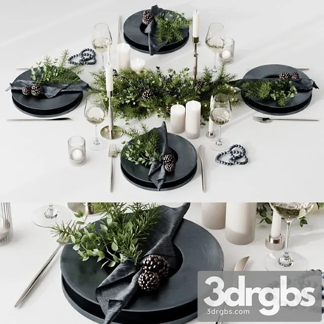 Christmas Servirovka8 3D Model Download Christmas Servirovka8 3D Model Download