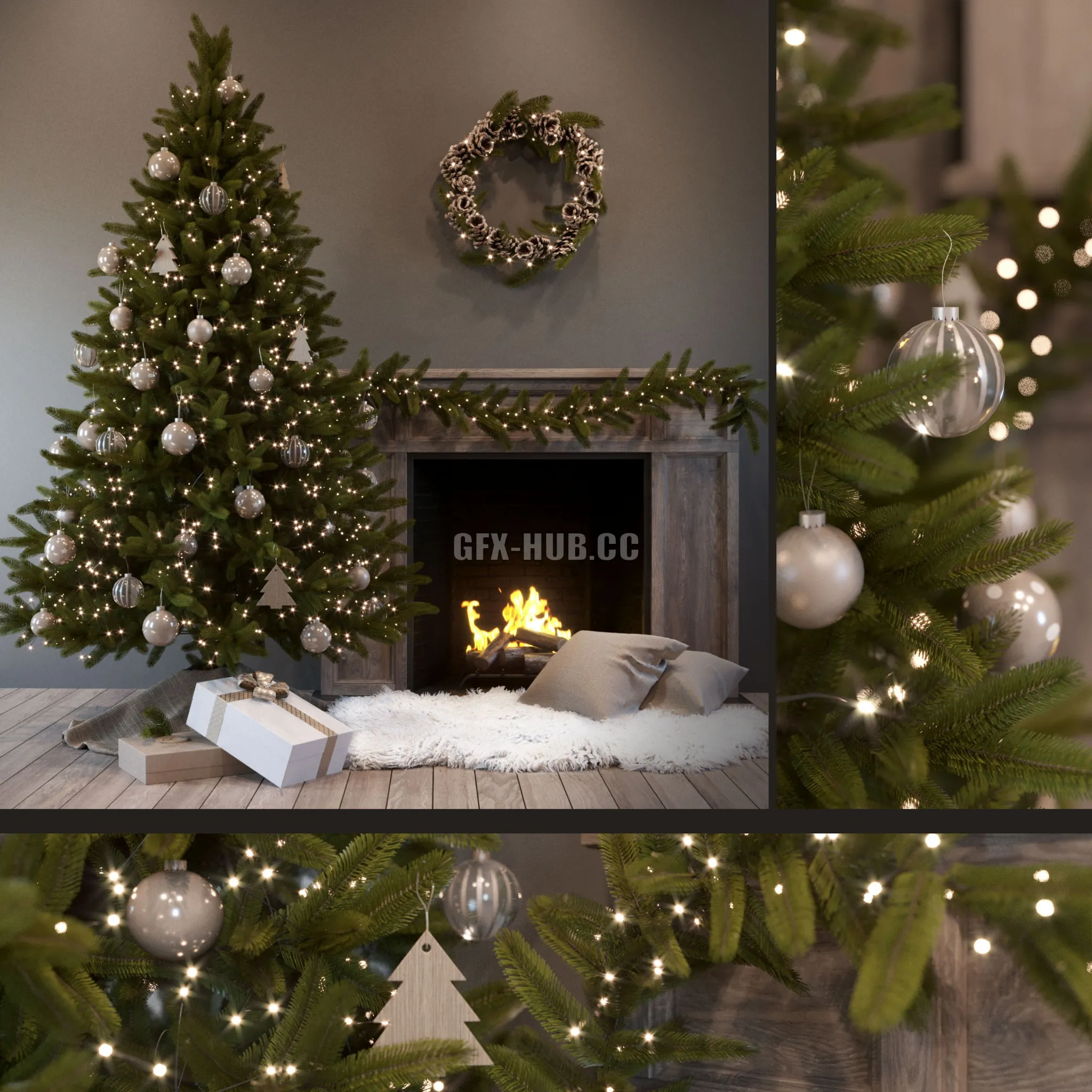 Christmas Set 3D Model