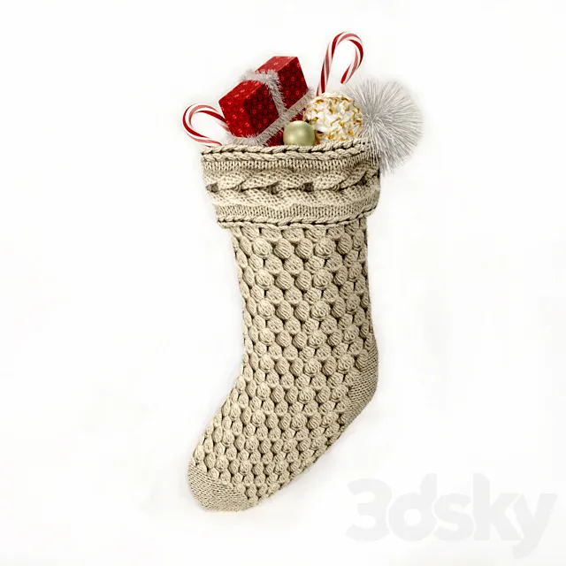 Christmas stocking 3D Model