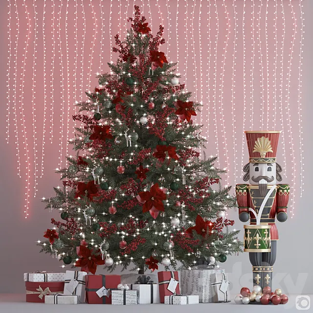 Christmas Tree 16. Corona 3D Model