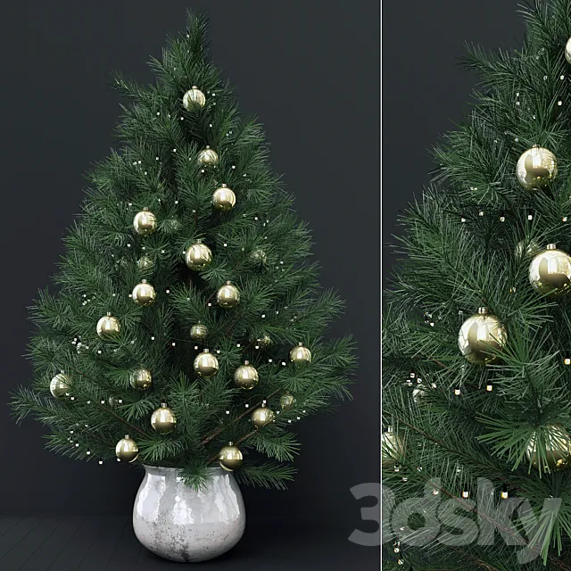 Christmas tree 2 3D Model Christmas tree 2 3D Model