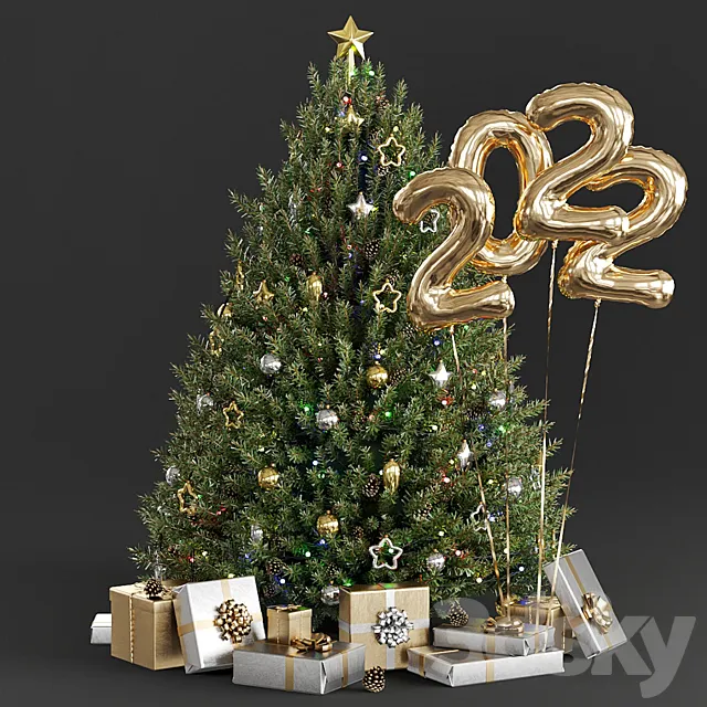 Christmas tree 3D Model Christmas tree 3D Model