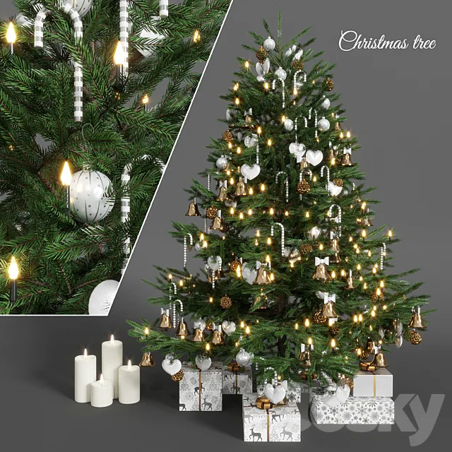 Christmas tree 3D Model Christmas tree 3D Model