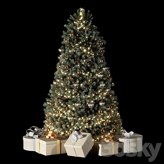 Christmas tree 3D Model Christmas tree 3D Model