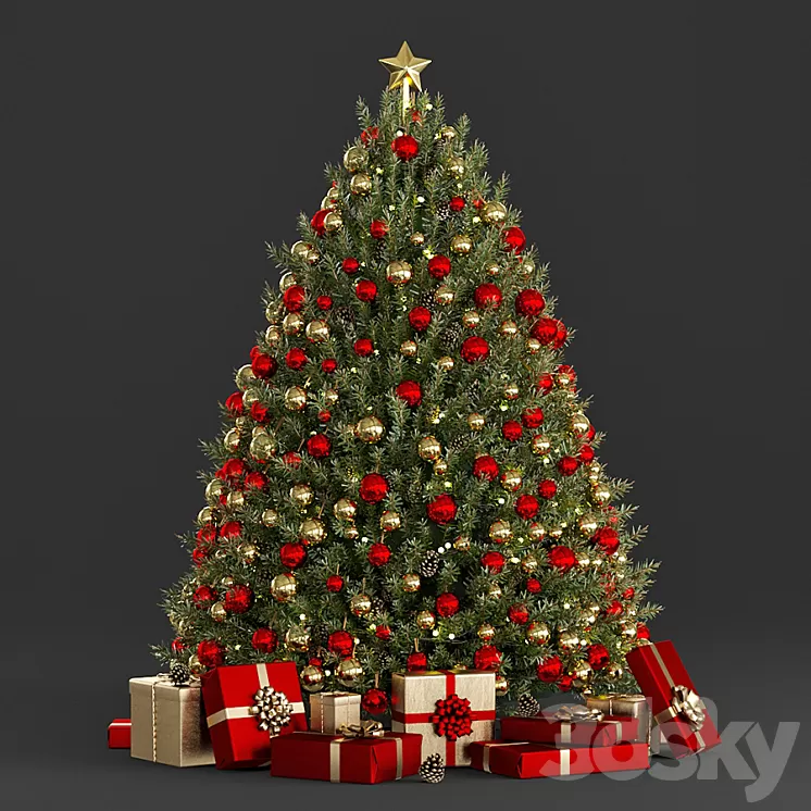 Christmas tree 3D Model Christmas tree 3D Model