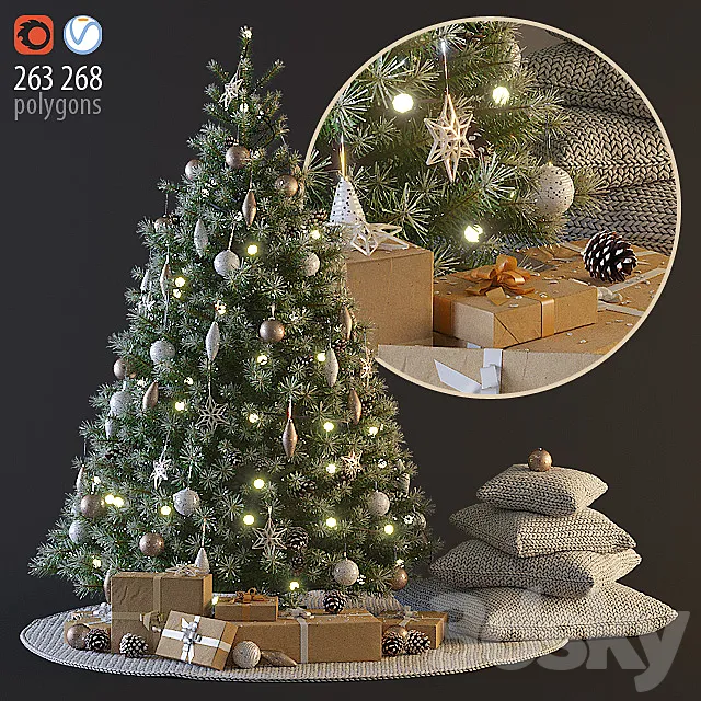 Christmas tree 3DModel Christmas tree 3DModel