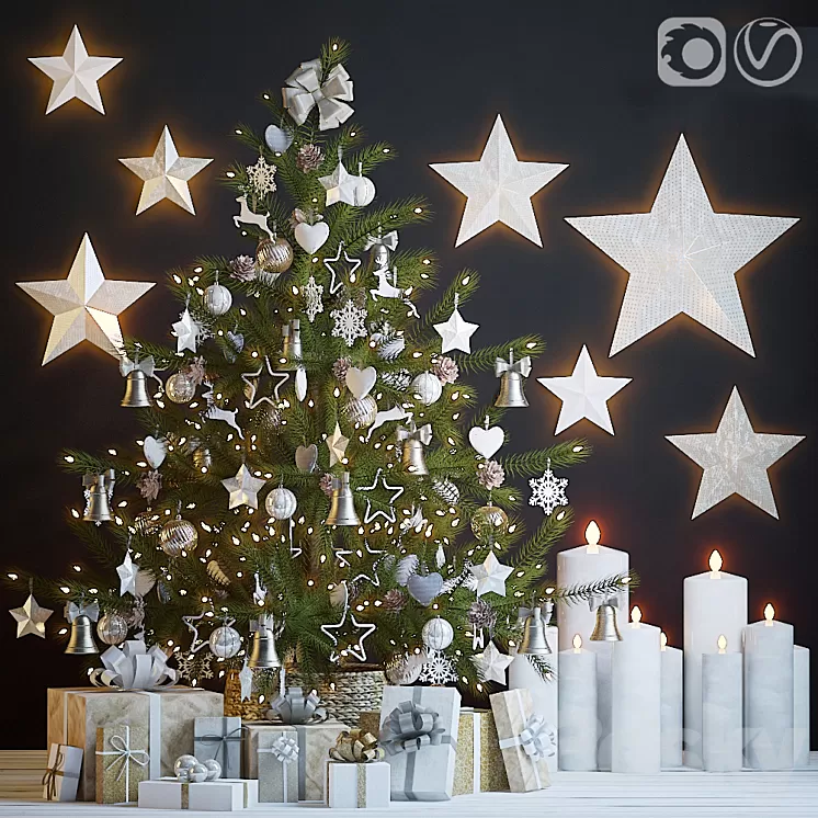 Christmas Tree 4 3D Model Christmas Tree 4 3D Model