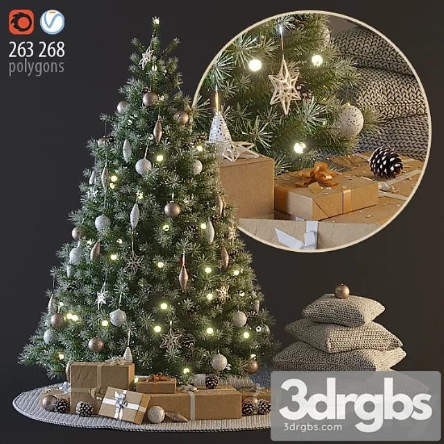 Christmas tree_3 3D Model Download