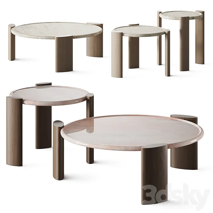 Christophe De Sousa Colonna Coffee Tables 3D Model Free Download Christophe De Sousa Colonna Coffee Tables 3D Model Free Download
