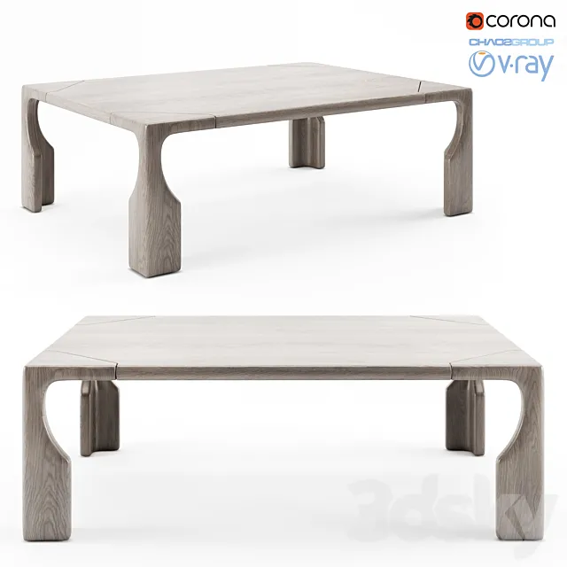 Christophe Delcourt Luh Table 3D Model