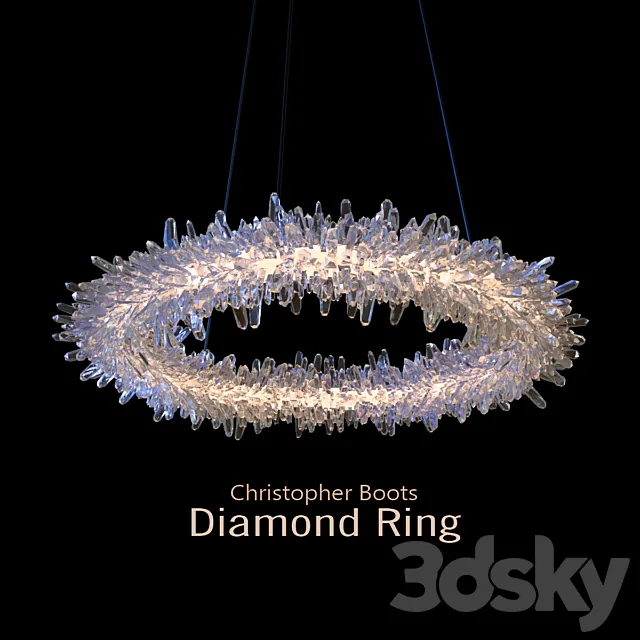 Christopher Boots Diamond Ring 3DModel Christopher Boots Diamond Ring 3DModel