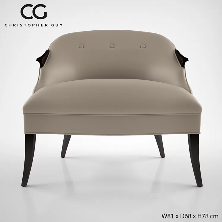 Christopher Guy Annete chair 60-0367 3D Model