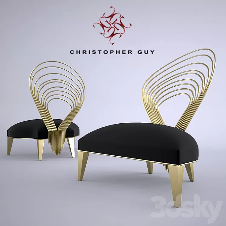 Christopher Guy Chair 60-0411 3D Model