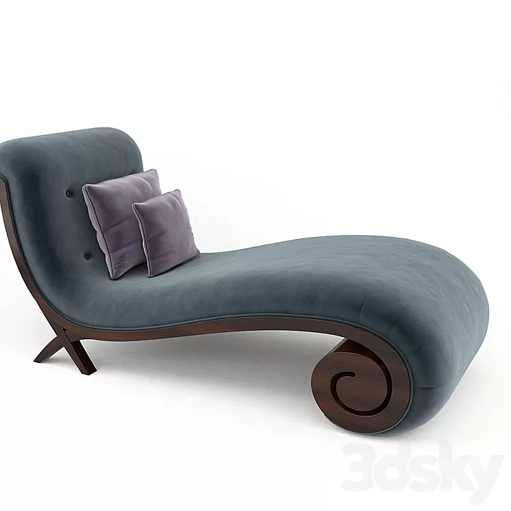 Christopher Guy Chaise longue 3D Model Christopher Guy Chaise longue 3D Model