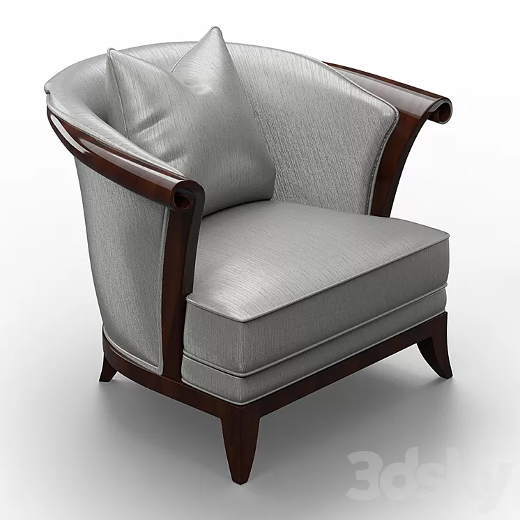 Christopher Guy Claudia Armchair 60-0038 3D Model