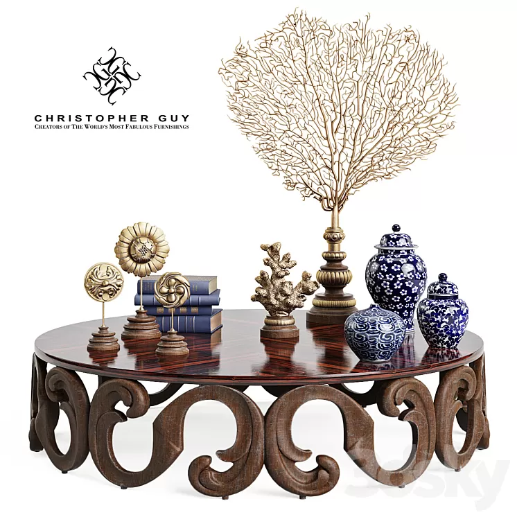 Christopher Guy Cocteau Table 3D Model Christopher Guy Cocteau Table 3D Model