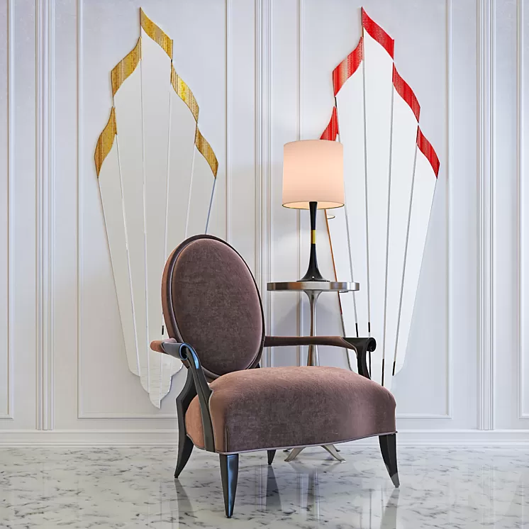 Christopher Guy Interior Set 3D Model