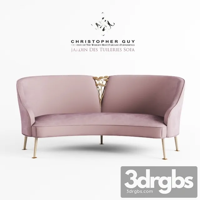 Christopher Guy Jardin Des Tuileries Sofa 3D Model Download Christopher Guy Jardin Des Tuileries Sofa 3D Model Download
