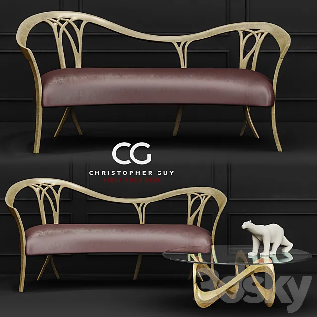 Christopher Guy Set Sofa_2 3DModel
