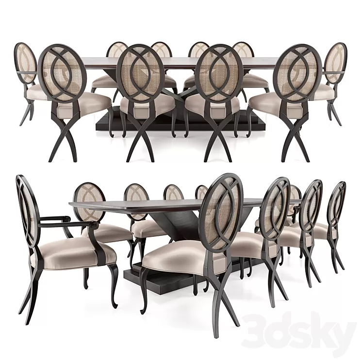 Christopher Guy – Set Table CG3A1 3D Model Christopher Guy – Set Table CG3A1 3D Model