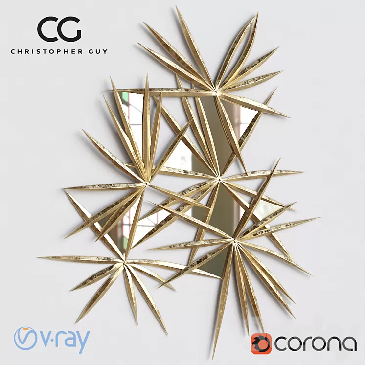 Christopher Guy Stellaire Mirror (50-3041) 3D Model